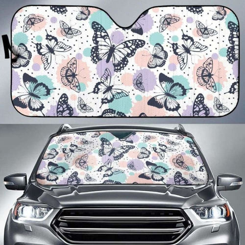 Butterfly Pattern Car Auto Sun Shades