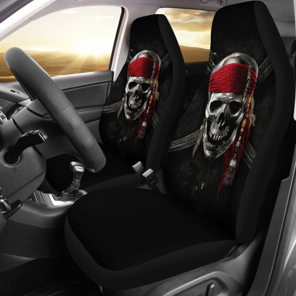 Pirates Of The Caribbean Skull Car Seat Covers
