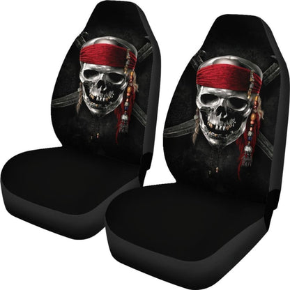 Pirates Of The Caribbean Skull Car Seat Covers