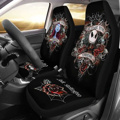 Jack Skellington & Sally Car Seat Cover