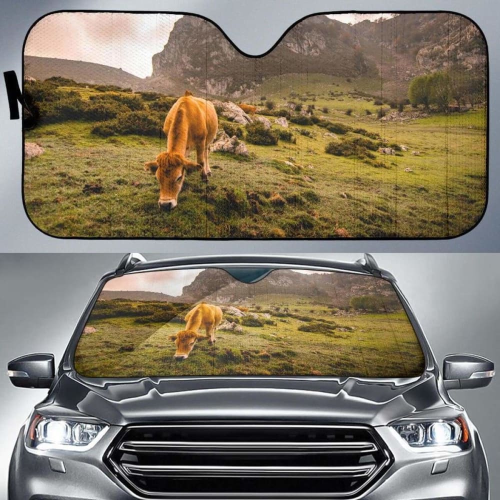 Auto Sun Shades  - Cow