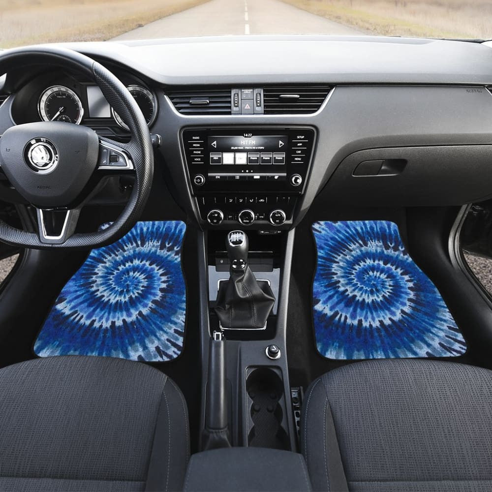 Abstract Tie Dye Car Floor Mats