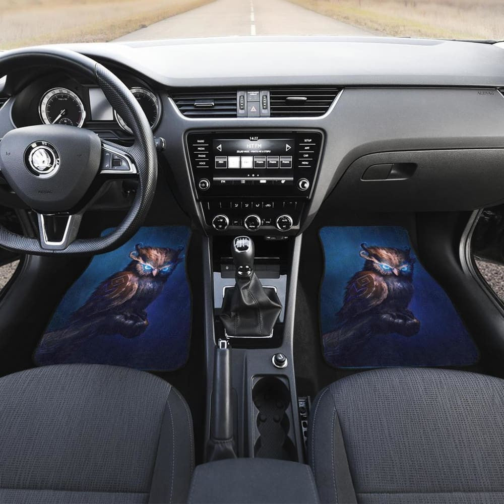 Owl Front And Back Car Mats