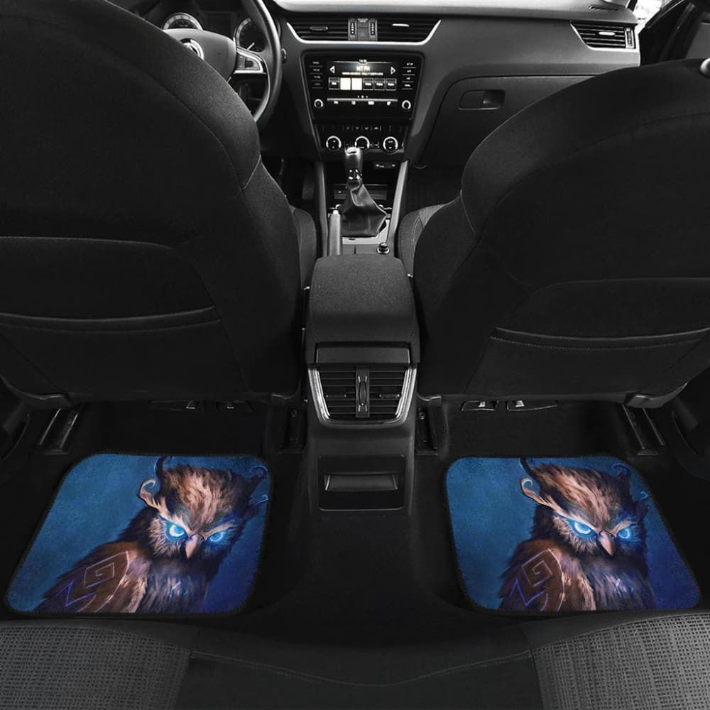 Owl Front And Back Car Mats