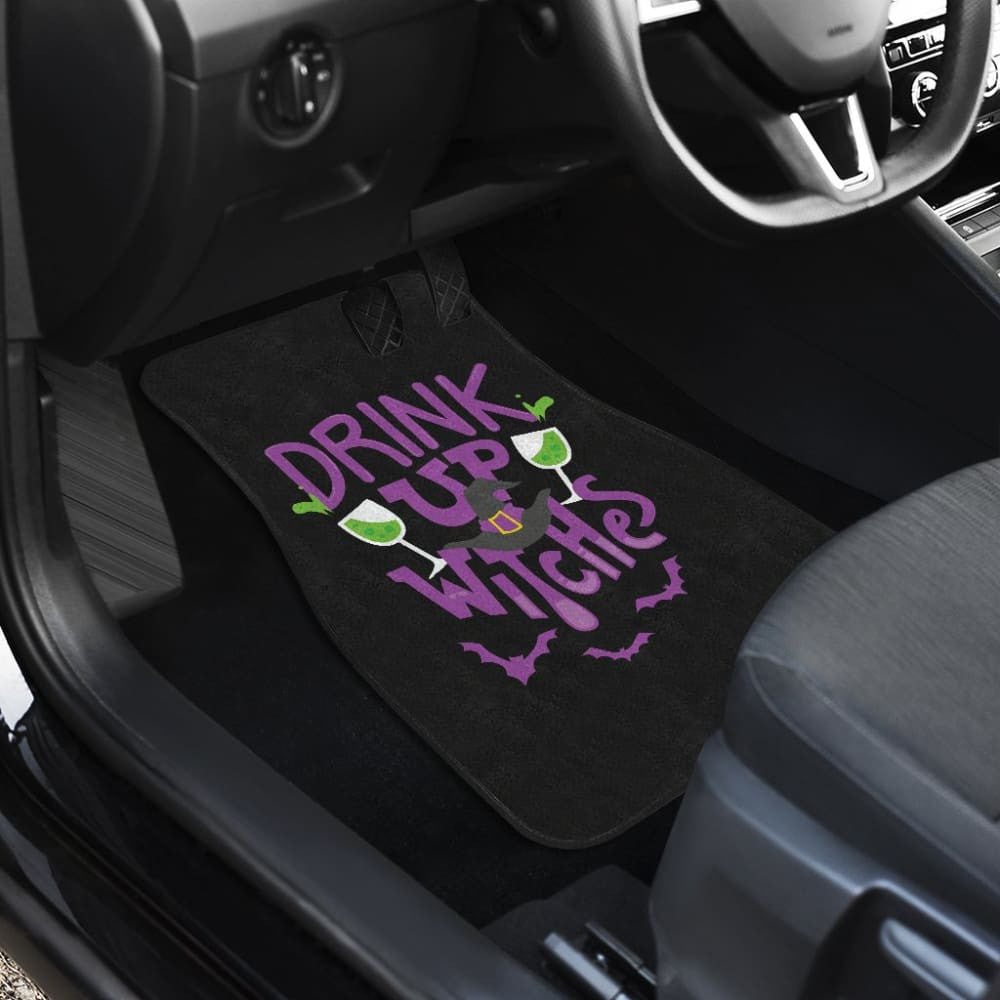 Drink Up Witches Car Floor Mats