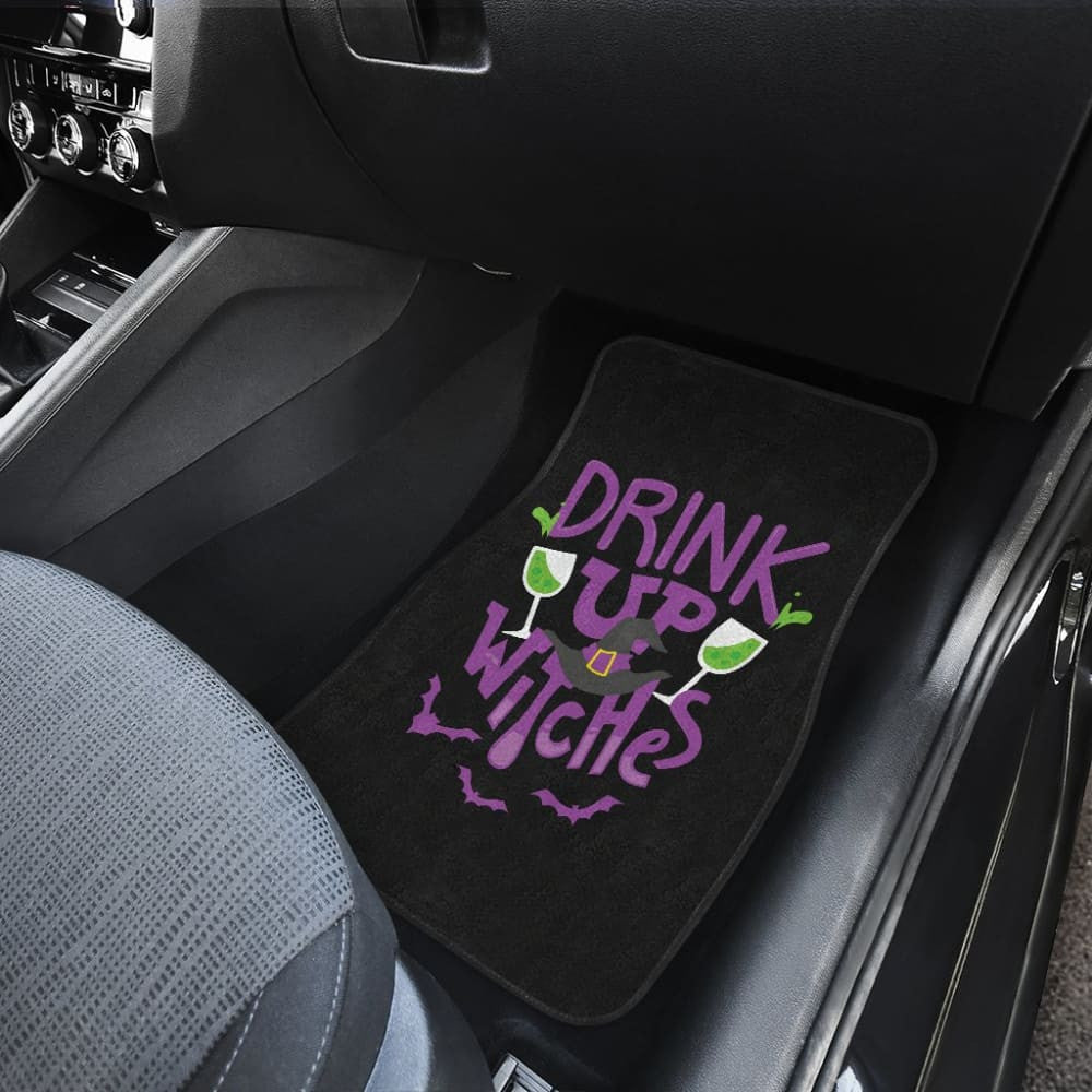 Drink Up Witches Car Floor Mats