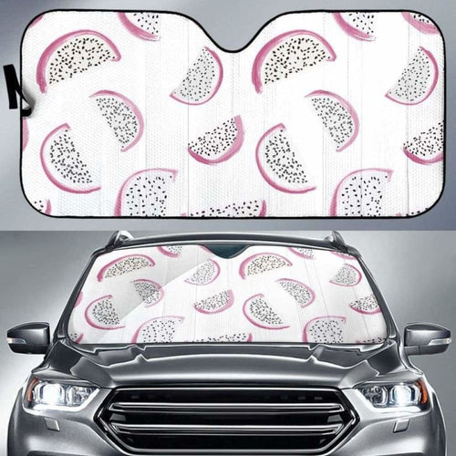 Dragon Fruit Pattern Car Auto Sun Shades