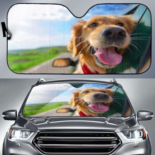 Golden Retriever Car Sun Shades