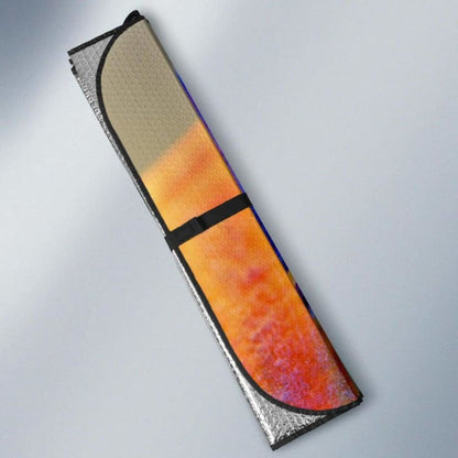 Blue Butterfly Macro Hd Car Sun Shade