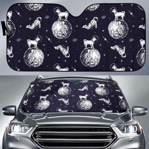 Chihuahua Space Helmet Astronaut Pattern Car Auto Sun Shades