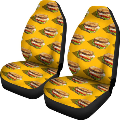 Cute Sandwich Pattern Car Seat Covers