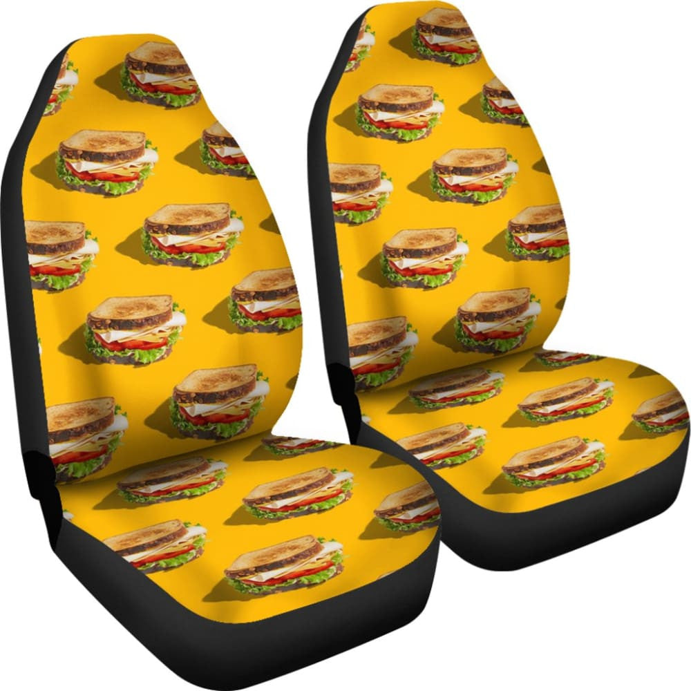 Cute Sandwich Pattern Car Seat Covers