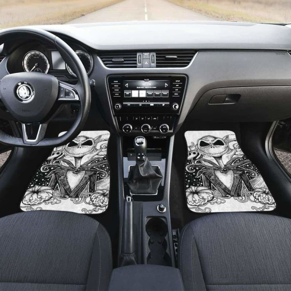 Jack Nightmare Before Christmas Car Floor Mats Cartoon Amazing