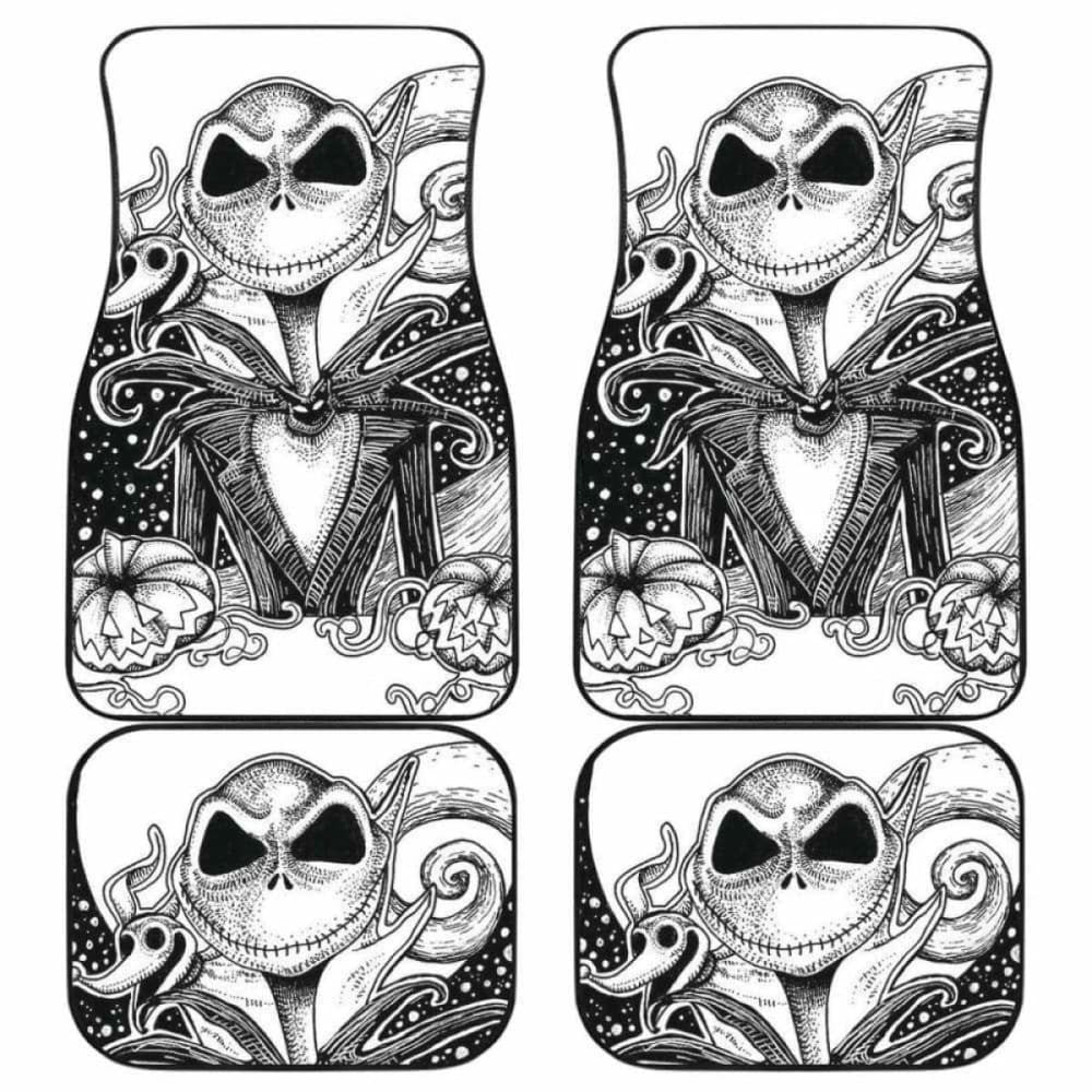 Jack Nightmare Before Christmas Car Floor Mats Cartoon Amazing