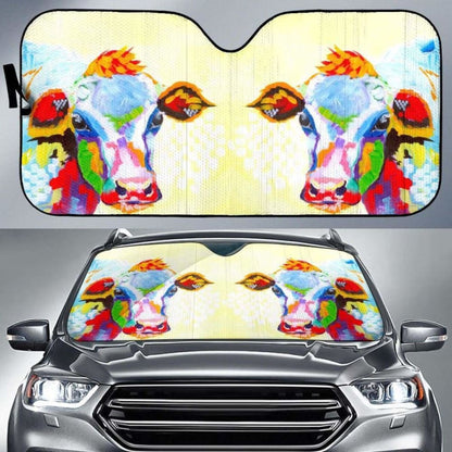 Auto Sun Shades - Cow