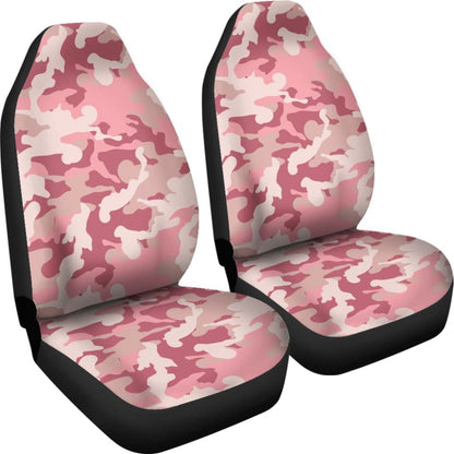 Blush Pink And Rose Camouflage Car Seat Covers Set Camo Seat Protectors