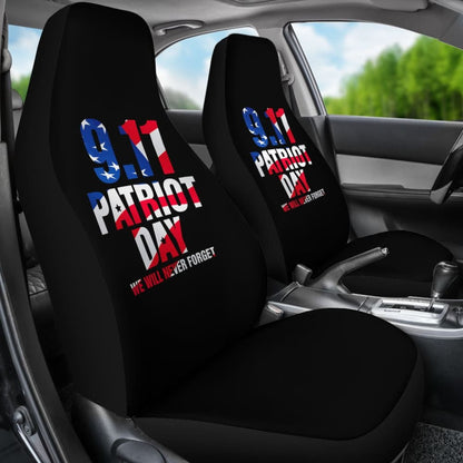 . Never Forget We Will Never Forget Car Seat Covers