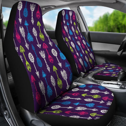 Tribal Aztec Purple Car Seat Cover