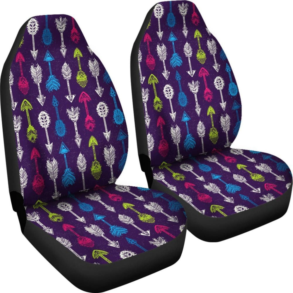Tribal Aztec Purple Car Seat Cover