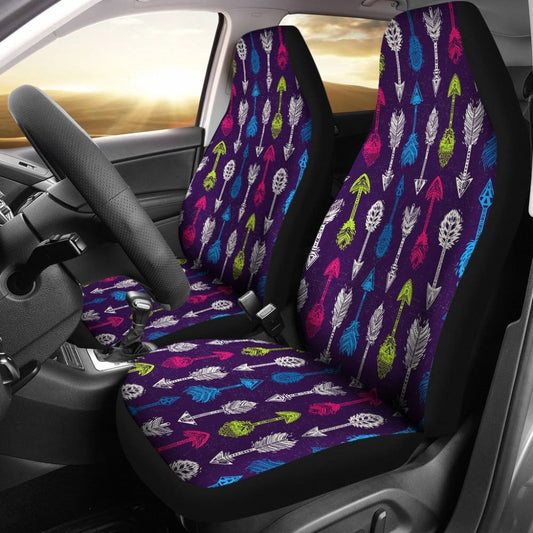 Tribal Aztec Purple Car Seat Cover