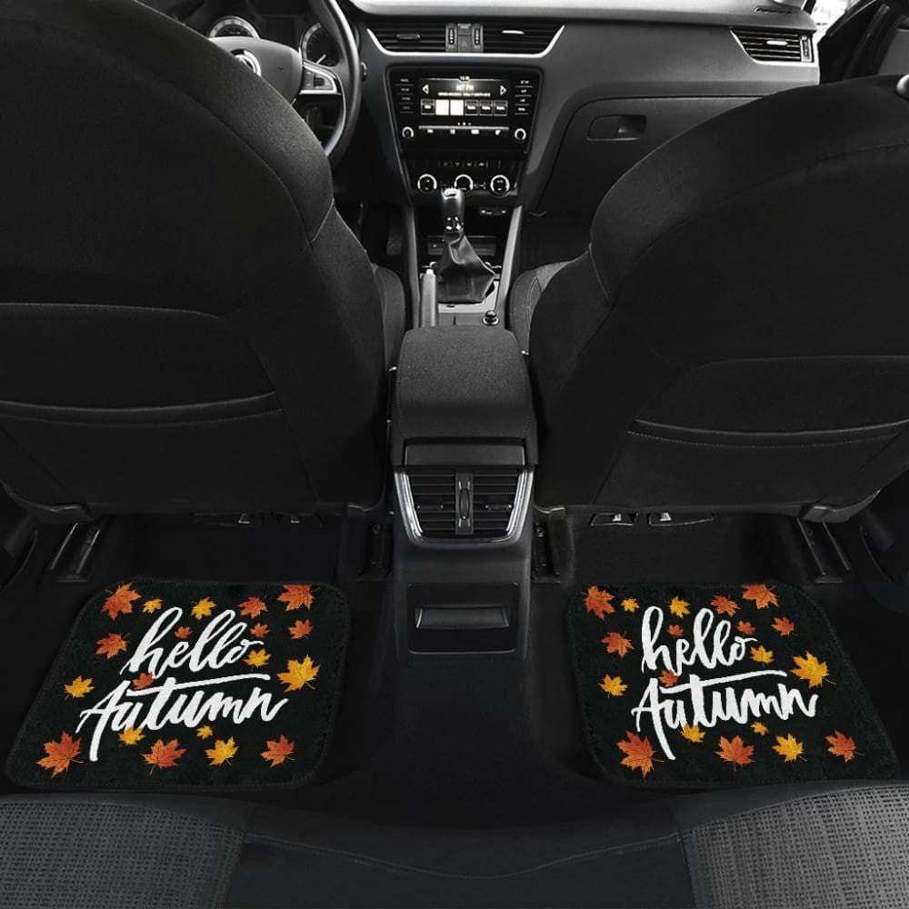 Hello Autumn Car Floor Mats