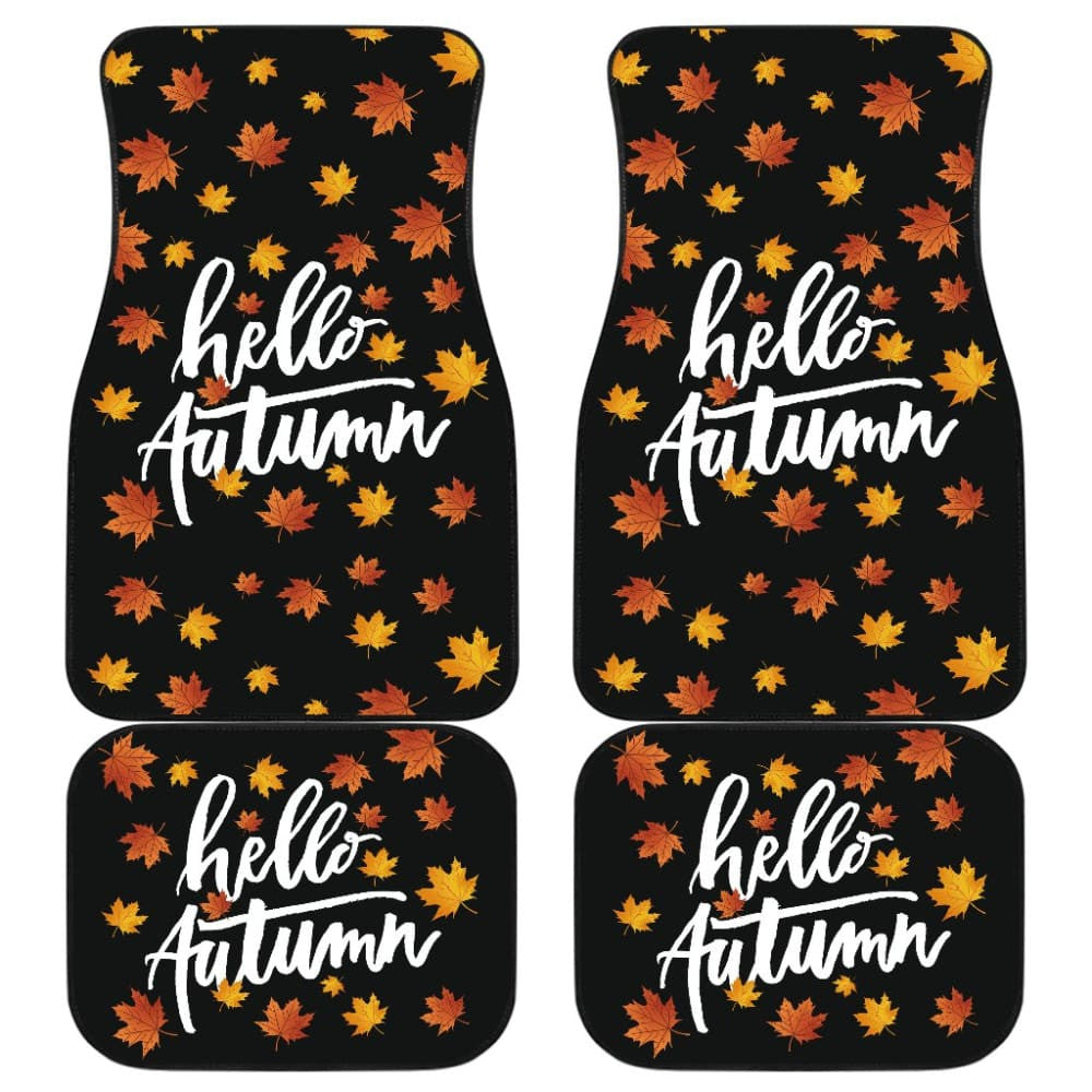 Hello Autumn Car Floor Mats