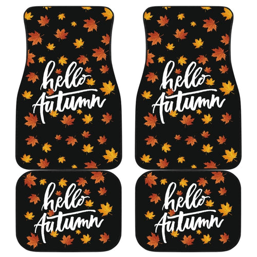 Hello Autumn Car Floor Mats