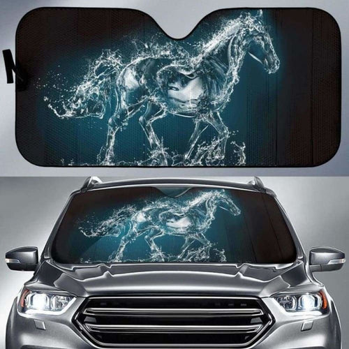 Water Horse Car Auto Sun Shades