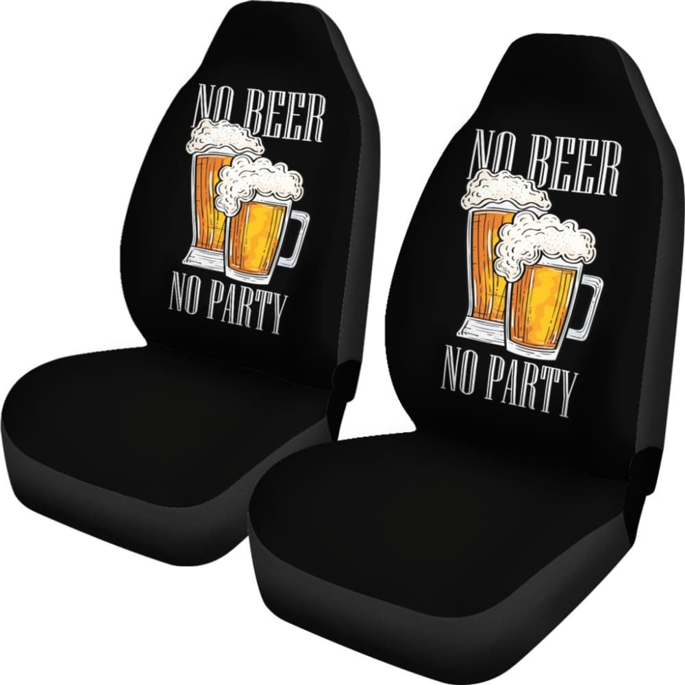 No Beer, No Party Car Seat Covers