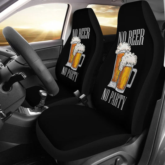 No Beer, No Party Car Seat Covers