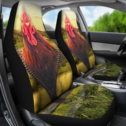 Chicken Zipper Car Seat Covers