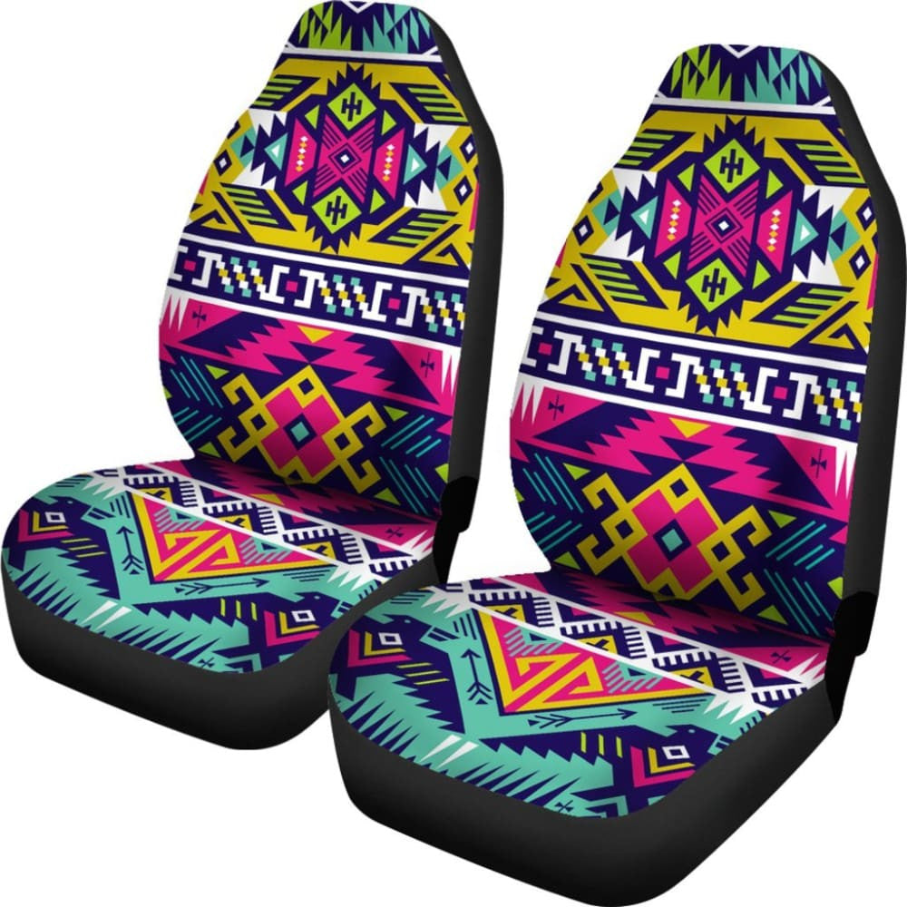 Colorful Aztec Car Seat Covers