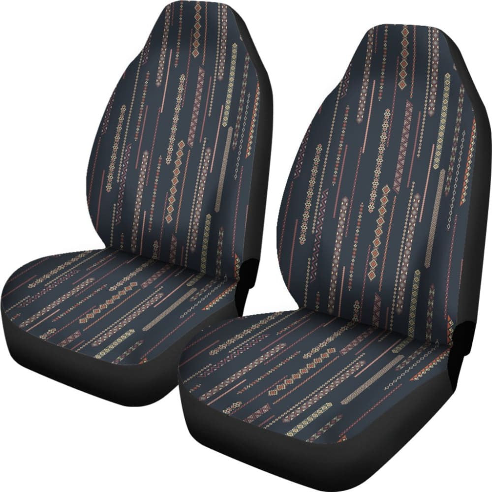 Boho Chic Bohemian Stripes Car Seat Covers