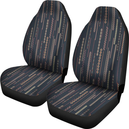 Boho Chic Bohemian Stripes Car Seat Covers