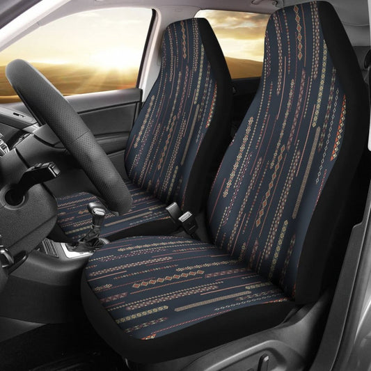 Boho Chic Bohemian Stripes Car Seat Covers