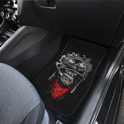 Badass Monkey Smoking Car Floor Mats