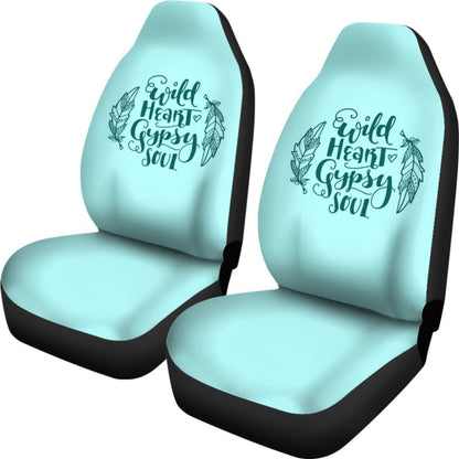 Amazing Wild Heart Gypsy Soul Ombre Car Seat Covers