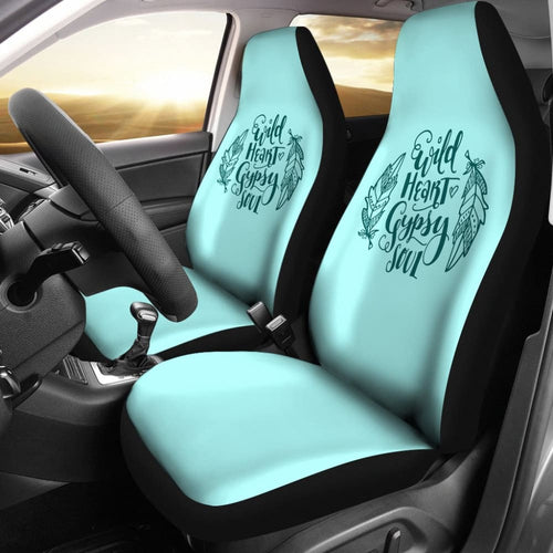 Amazing Wild Heart Gypsy Soul Ombre Car Seat Covers