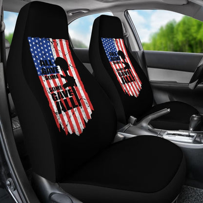 All Gave Some, Some Gave All Patriotic Memorial Day Car Seat Covers