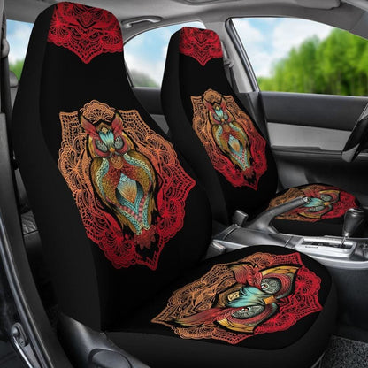 Owl Car Seat Covers - Colorful Owl Design