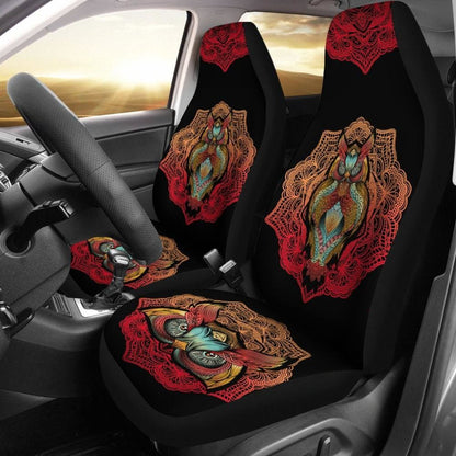 Owl Car Seat Covers - Colorful Owl Design