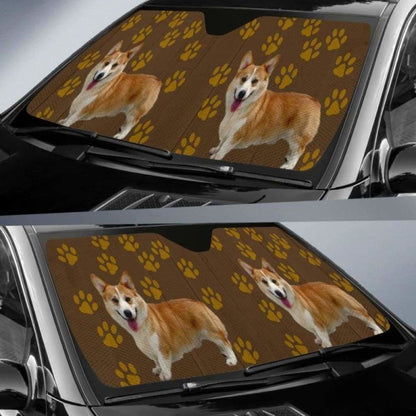 Corgi Car Auto Sun Shades - Paws