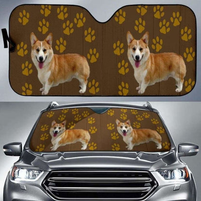 Corgi Car Auto Sun Shades - Paws