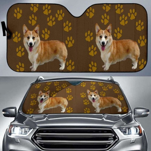 Corgi Car Auto Sun Shades - Paws