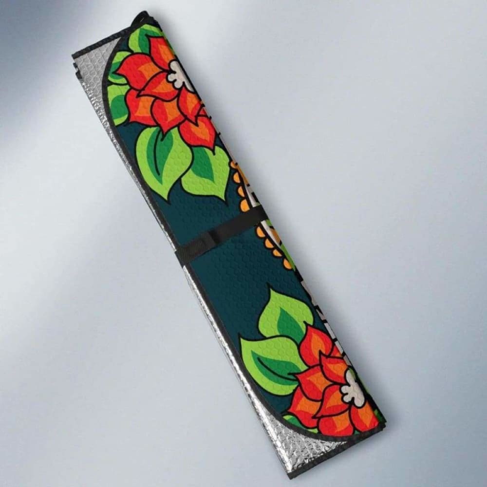 Sugar Skull Car Auto Sun Shade