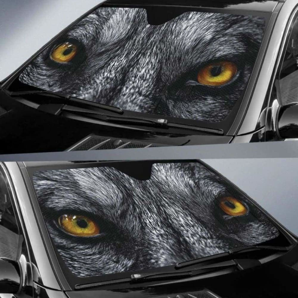Wolf Eyes Car Sun Shades