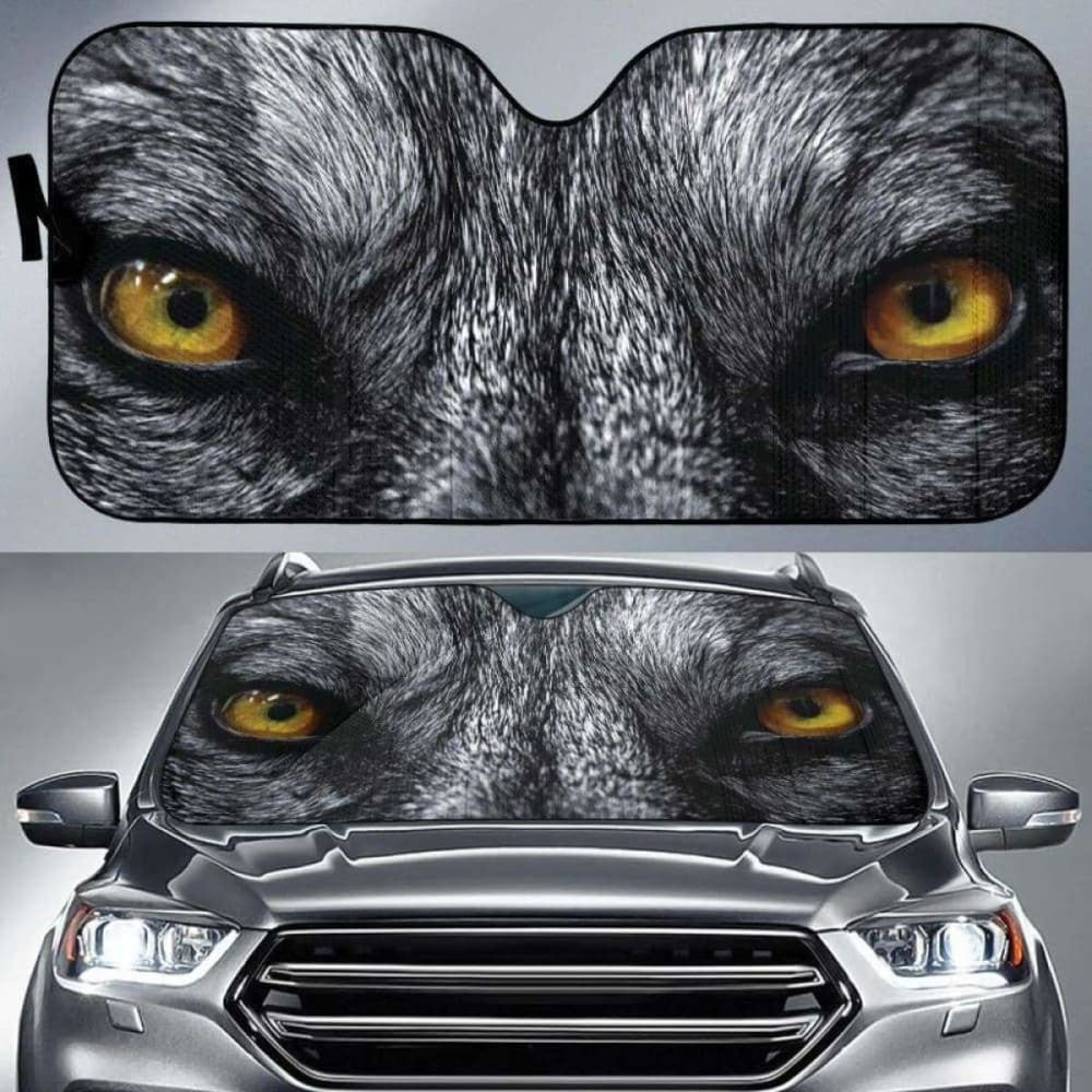 Wolf Eyes Car Sun Shades