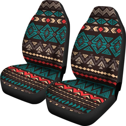 Colorful Aztec Design Car Seat Covers