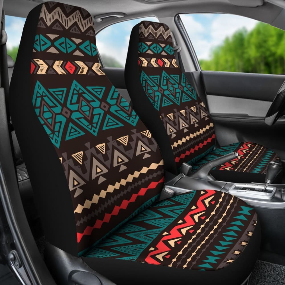Colorful Aztec Design Car Seat Covers