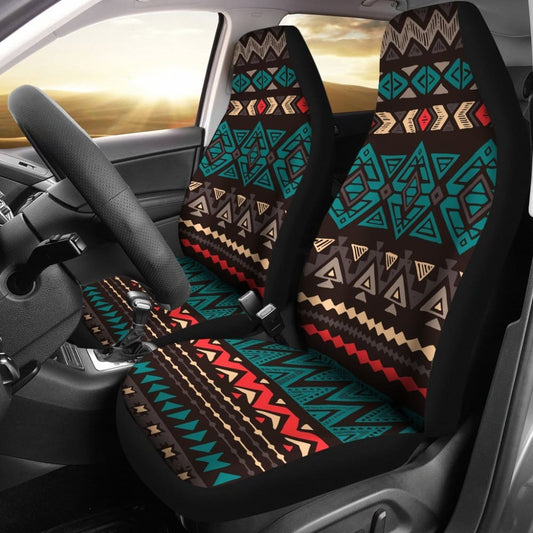 Colorful Aztec Design Car Seat Covers
